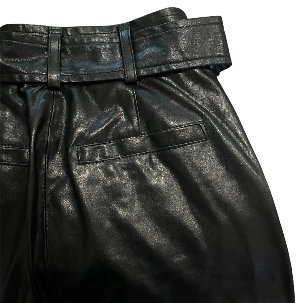 NWT! Blank NYC Off the Record Faux Leather Trouser Pants - Size 25 - Picture 11 of 13